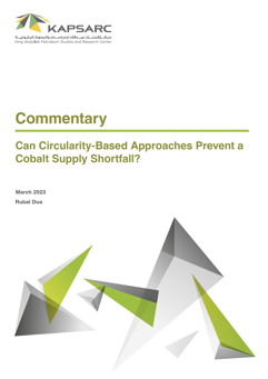 Can Circularity-Based Approaches Prevent a Cobalt Supply Shortfall? (1)