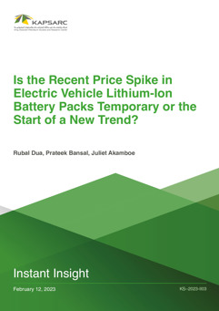 Is the Recent Price Spike in Electric Vehicle Lithium-Ion Battery Packs Temporary or the Start of a New Trend? (1)