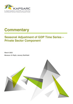 Seasonal Adjustment of GDP Time Series – Private Sector Component (1)