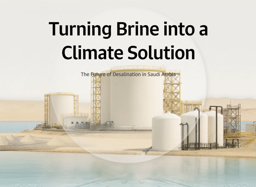 Turning Brine into a Climate Solution: The Future of Desalination in Saudi Arabia